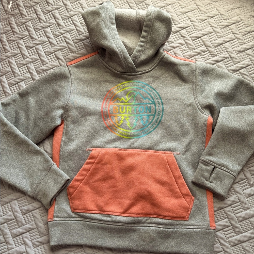 Burton kids hoodie. Amazing condition. Size XS 5/6.